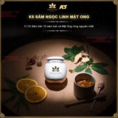 K5- Sâm Ngọc Linh Ngâm Mật Ong